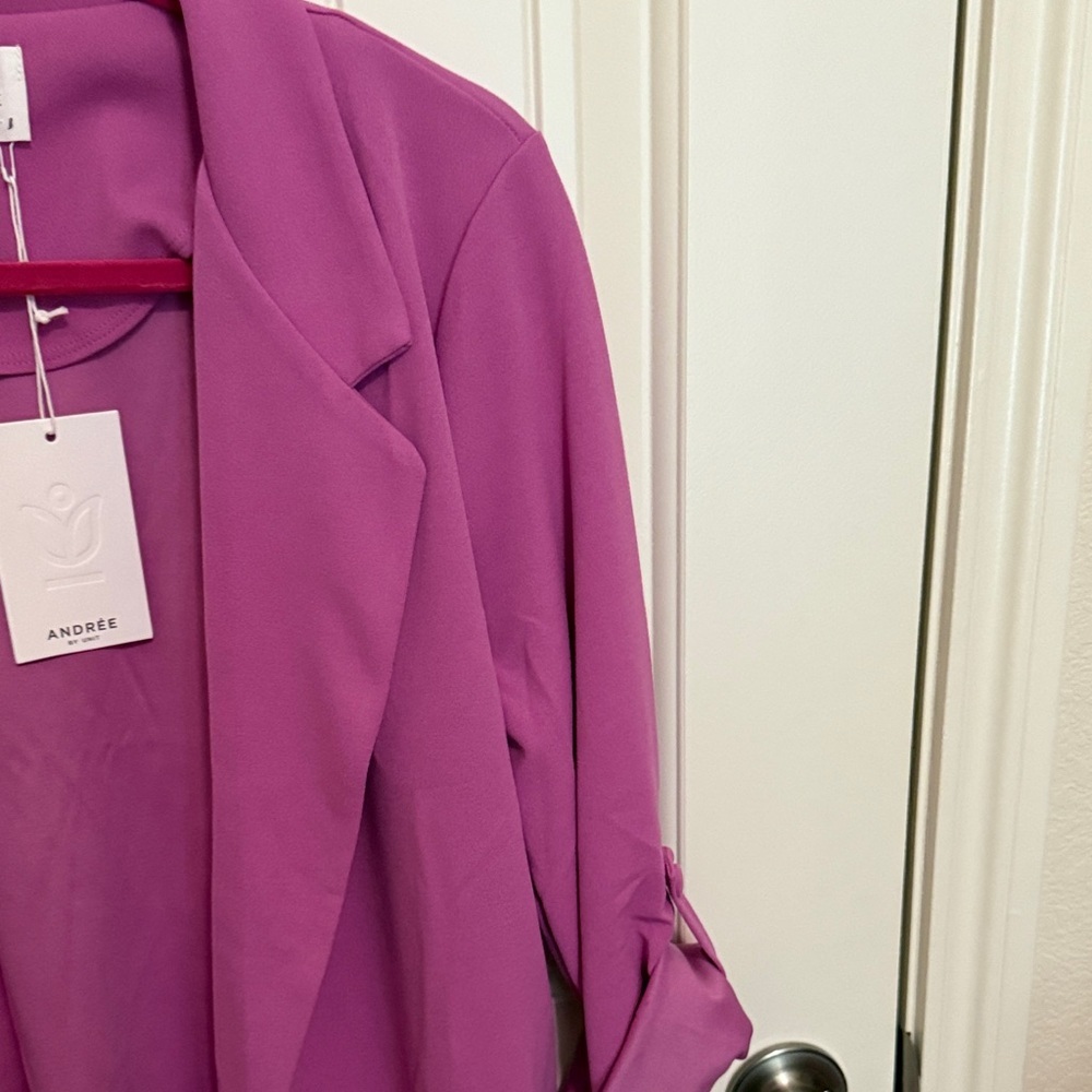 Andree by Unit Women's Orchid Blazer Size Large - Picture 5 of 5